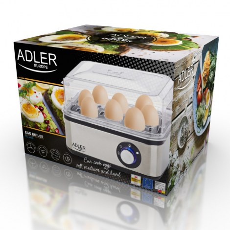 Adler | Egg boiler | AD 4486 | Stainless steel | 800 W - 10